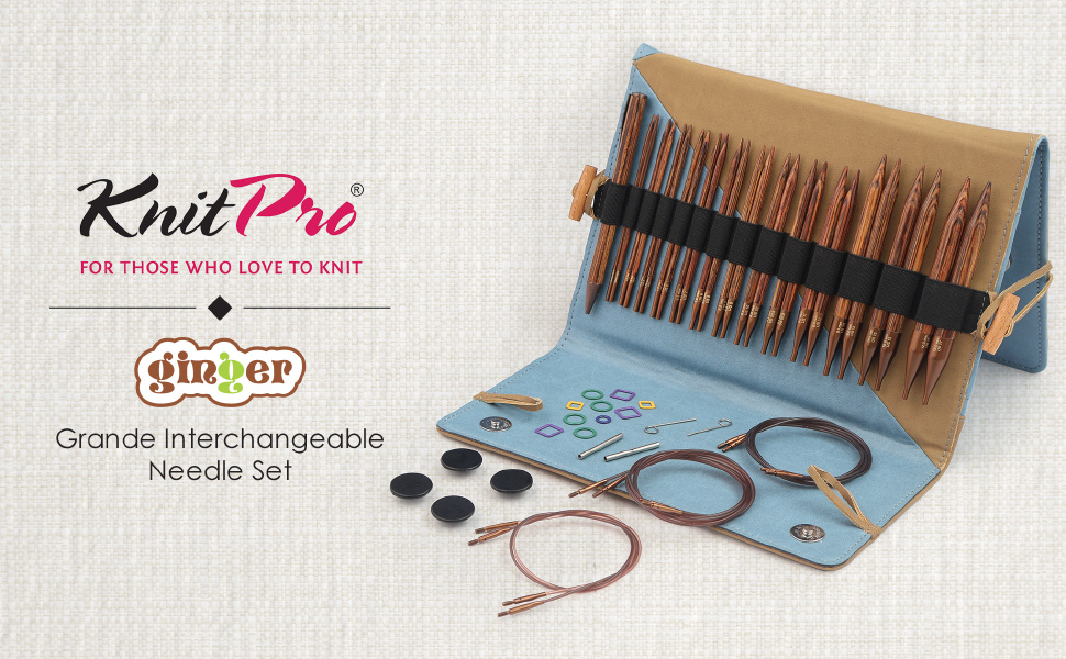 KnitPro Ginger Normal Interchangeable Needle Sets - 13cm (5”)