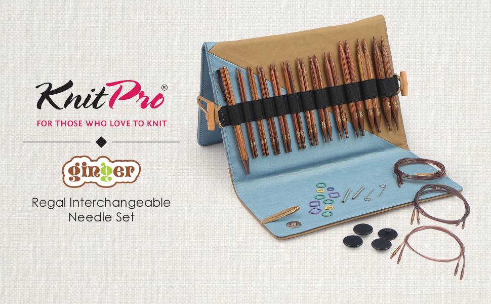 KnitPro Ginger Normal Interchangeable Needle Sets - 13cm (5”)