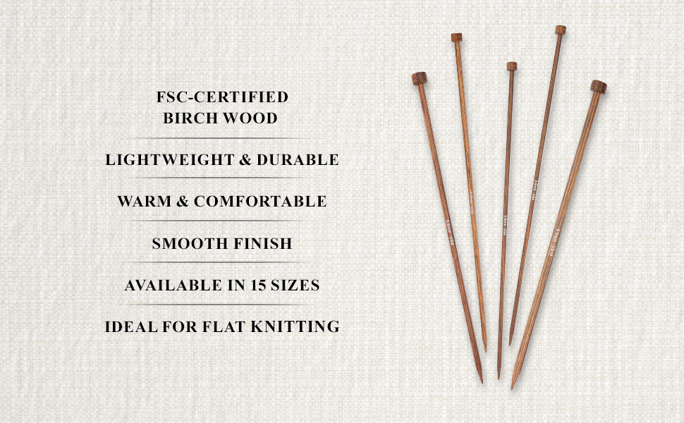 KnitPro Ginger Single Pointed Needles