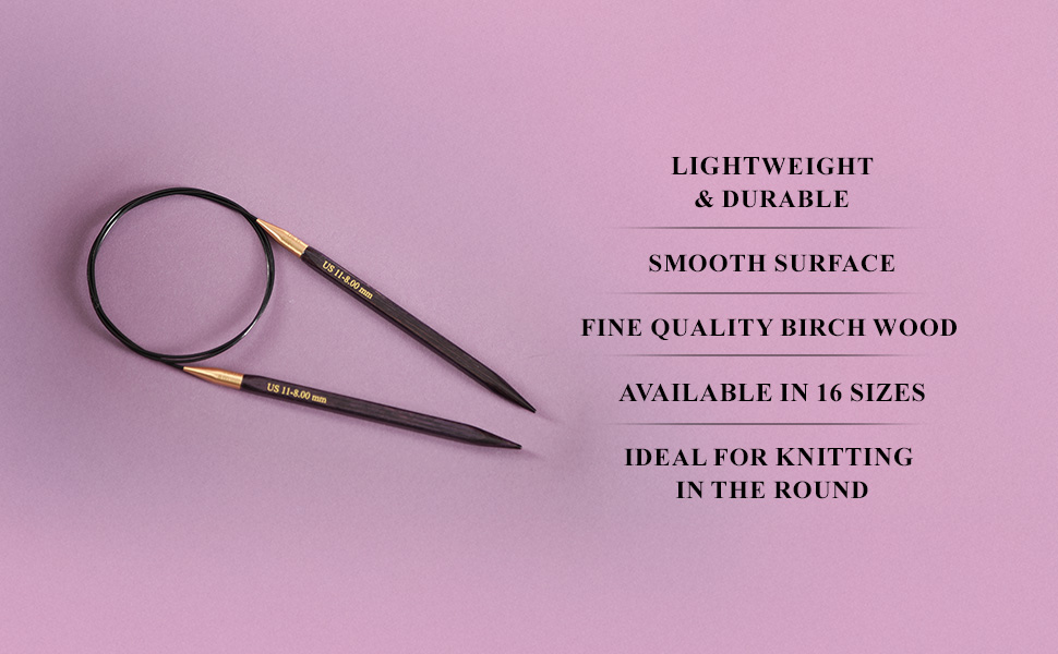 KnitPro J’adore Cubics Fixed Circular Needles