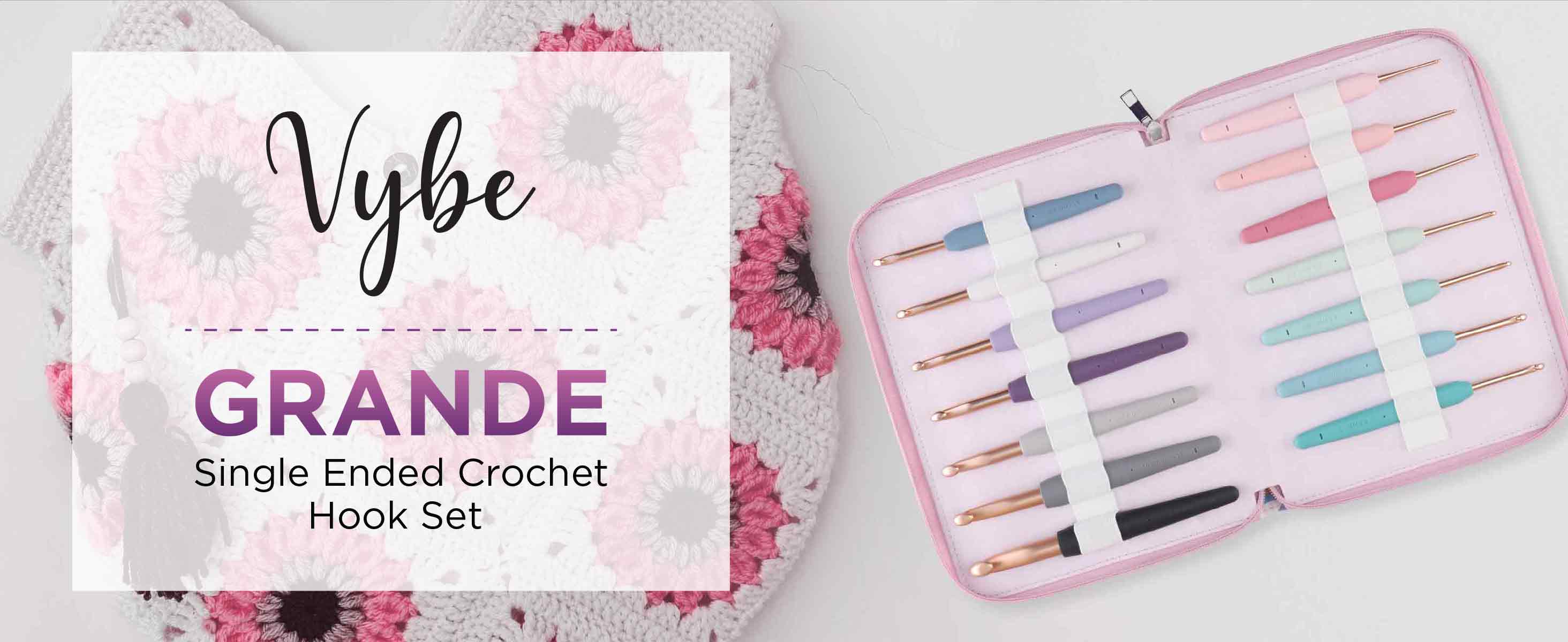 knitpro Vybe Single Ended Crochet Hooks Set