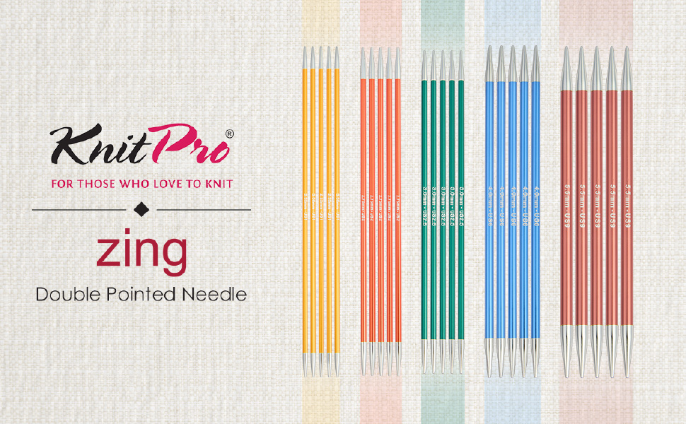 Zing Double Pointed Knitting Needles | KnitPro