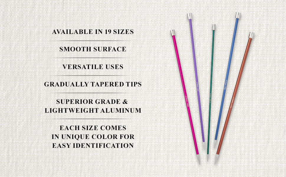 KnitPro Zing Single Pointed Needles