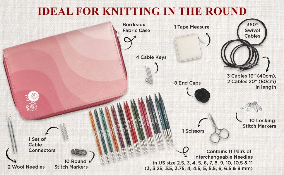 Dreamz Special Interchangeable Needle Sets| KnitPro
